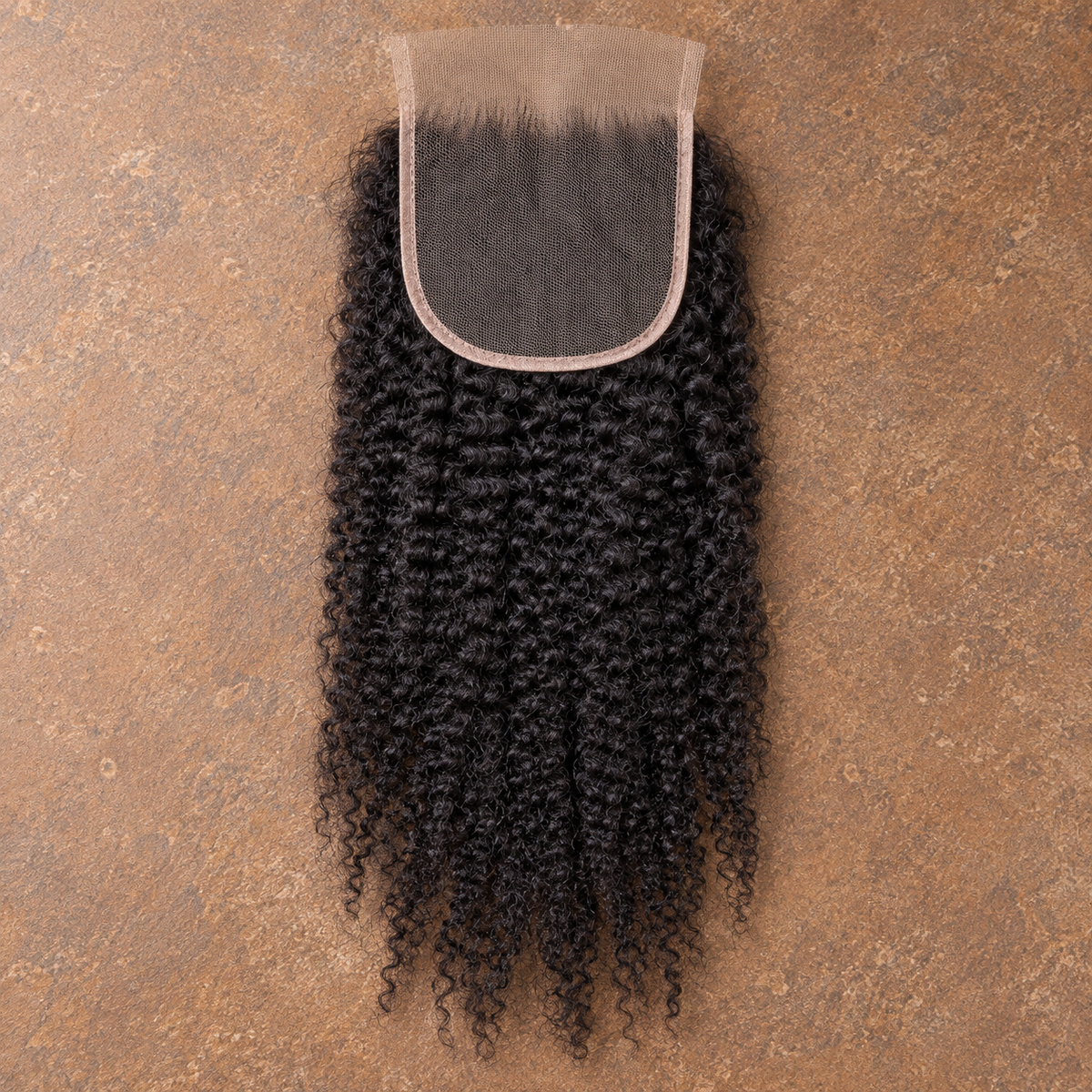 Multi-donor 4C lace closure on brown stone
