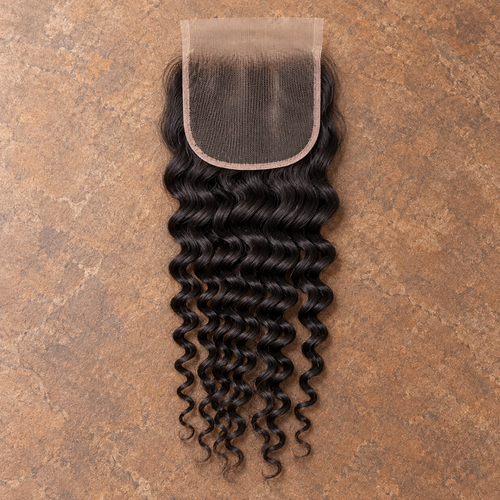 Multi-donor Deep Wave lace closure on brown stone