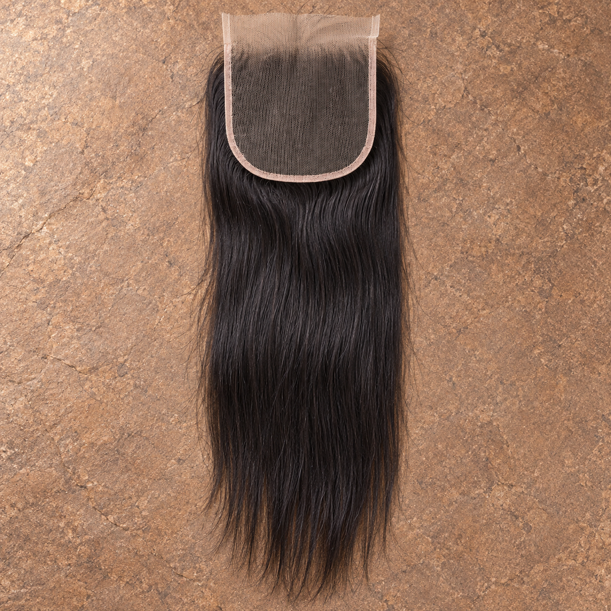 Multi-donor Straight lace closure on brown stone